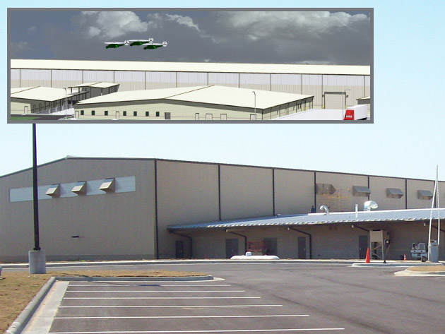 100,000sf hangar completed for the U.S. Military