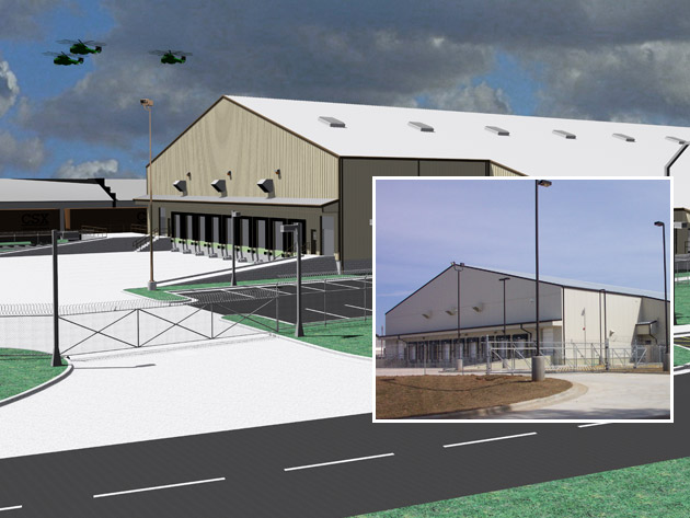 Bates team designed and constructed this 60,000sf facility for the U.S. Military.